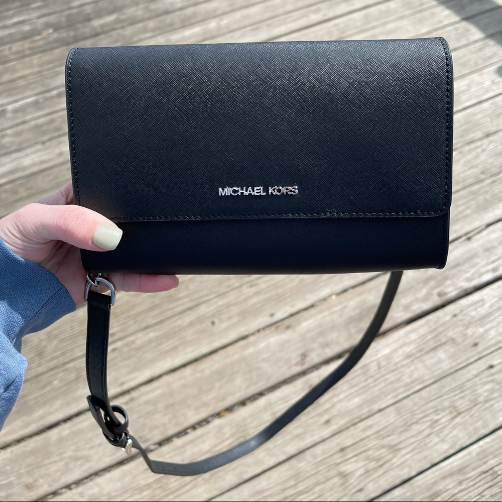 NWOT saffiano leather 3 in 1 crossbody